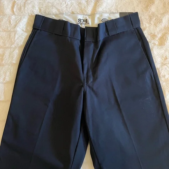 NWT Men’s Dickie’s Original 874 Pant Dark Navy - Picture 5 of 9